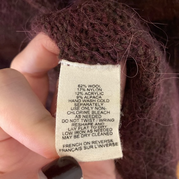 Anthropologie (Sleeping on Snow) Layered Alpaca Sweater - Picture 7 of 12